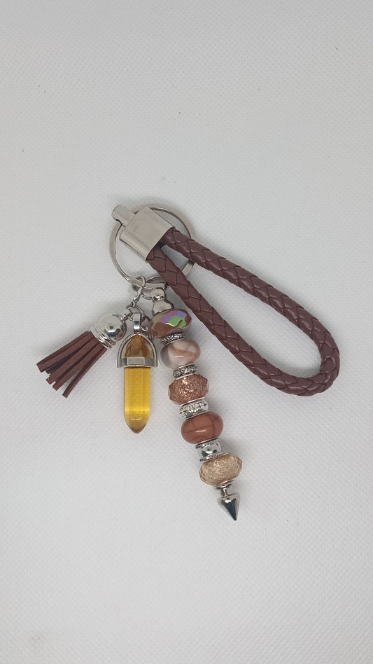 Brown keychain